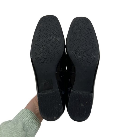 NINE WEST Shiny Black Loafer Shoes (Size 7) - Picture 5 of 5